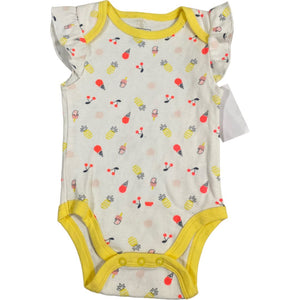 Baby Gear Yellow Summer Print Onesie NWT (3/6M Girls)