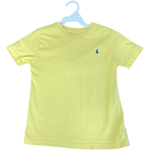 Ralph Lauren Yellow Polo Tee (7 Boys)