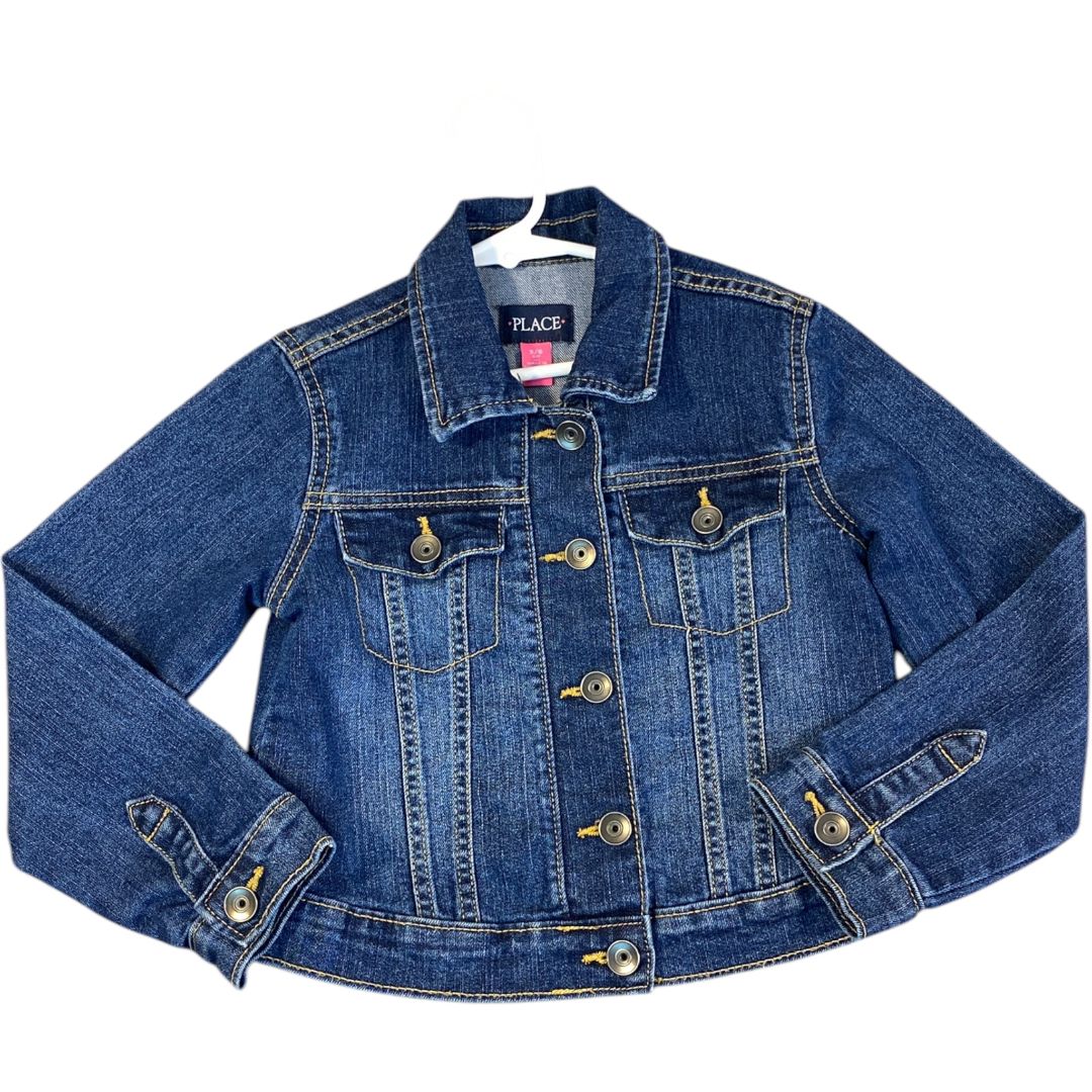 The Children's Place Blue Denim Jacket (5/6 Girls)