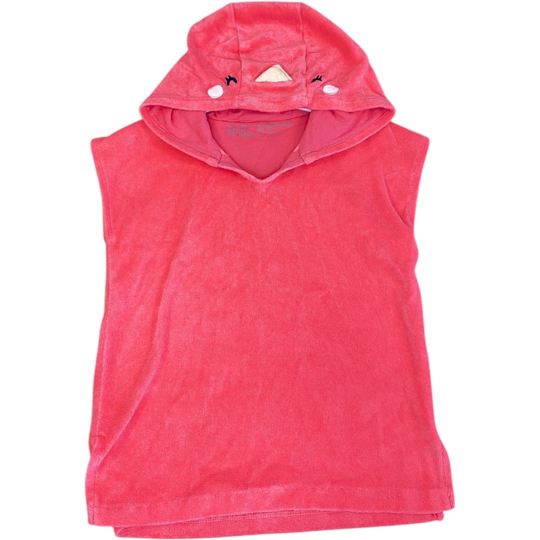 Gap Peach Terry Hooded Swim Cover (18/24M Girls)