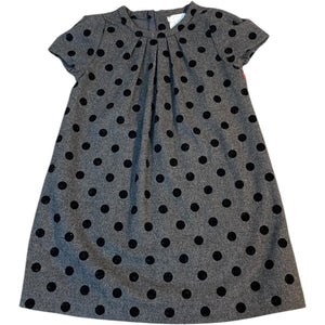 Jacadi Grey Polka Dot Dress (4 Girls)