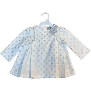 Tahari Whte Polka Dot Dress (6/9M Girls)