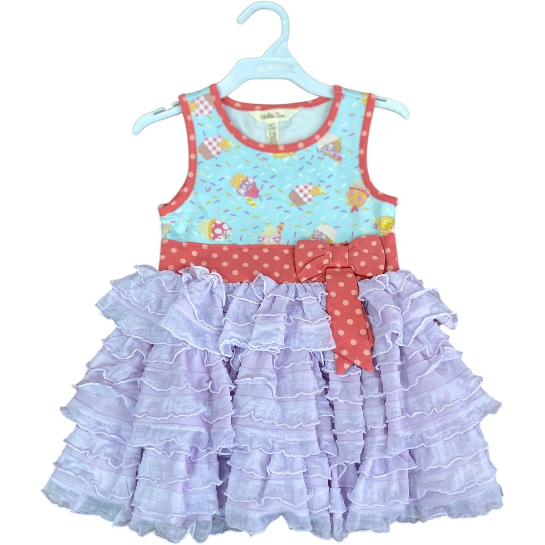 Matilda Jane Lavender Cupcakes & Ruffle Dress (2T Girls)