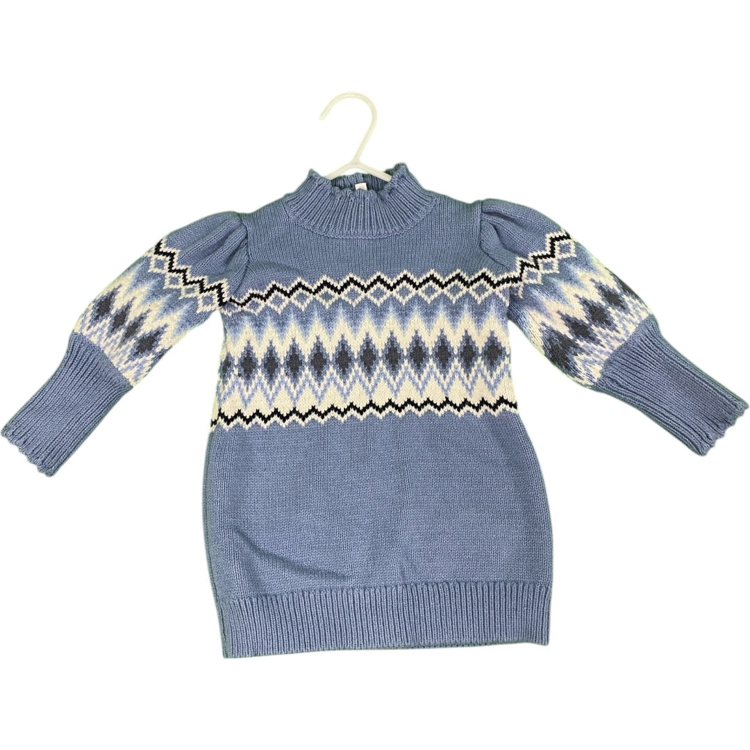 Janie & Jack Blue Sweater Dress (12/18M Girls)