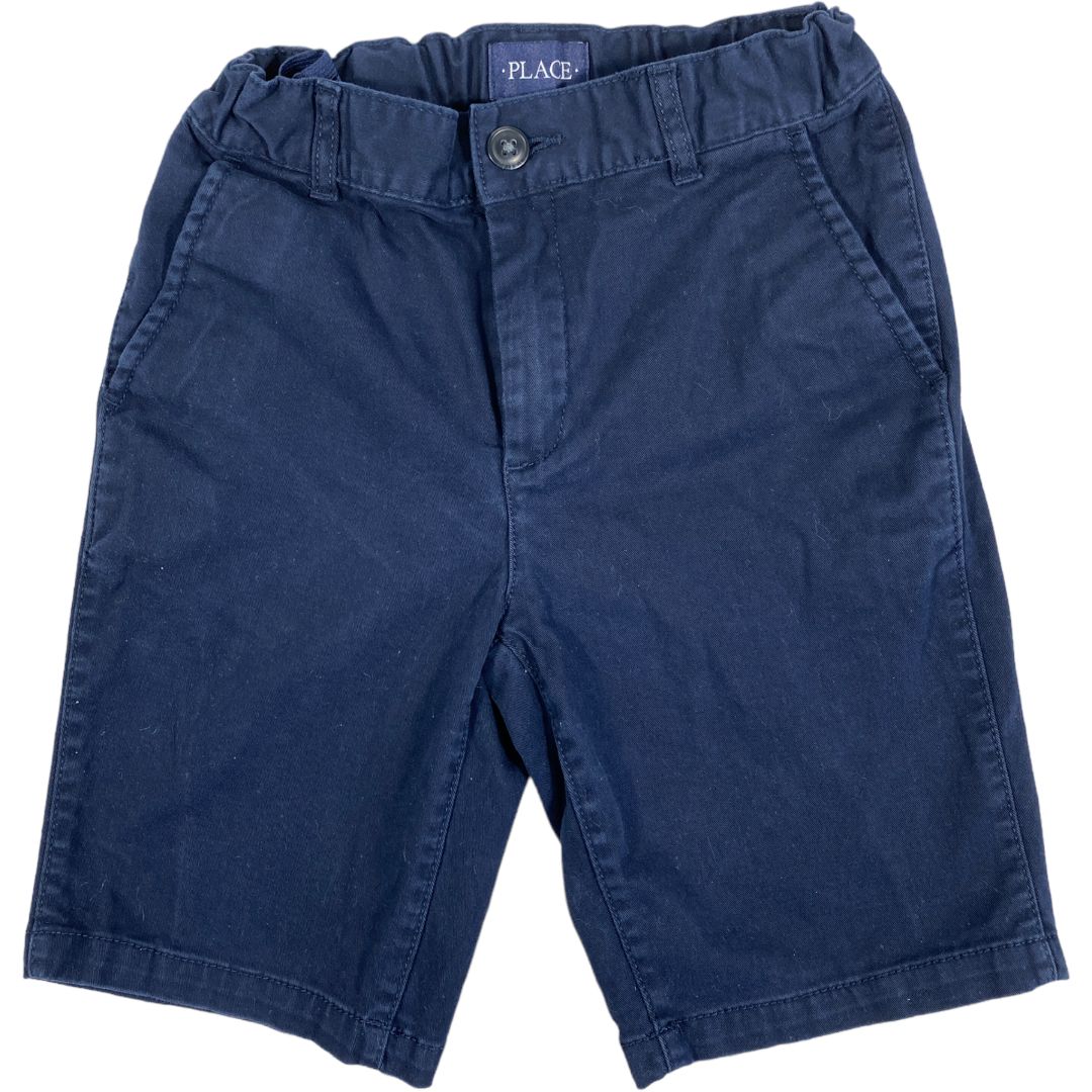 The Children's Place Navy Khaki Shorts (8 Boys)