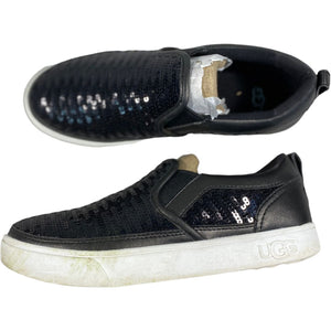 Ugg Black Sequin Shoes (Size 4Y)