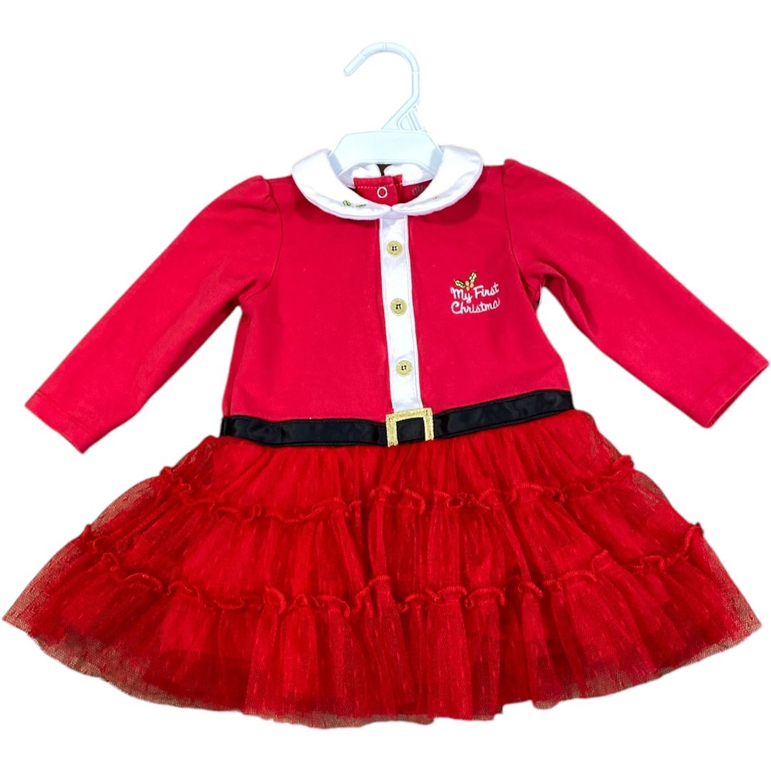 Little Me Red First Christmas Tutu Dress (12M Girls)