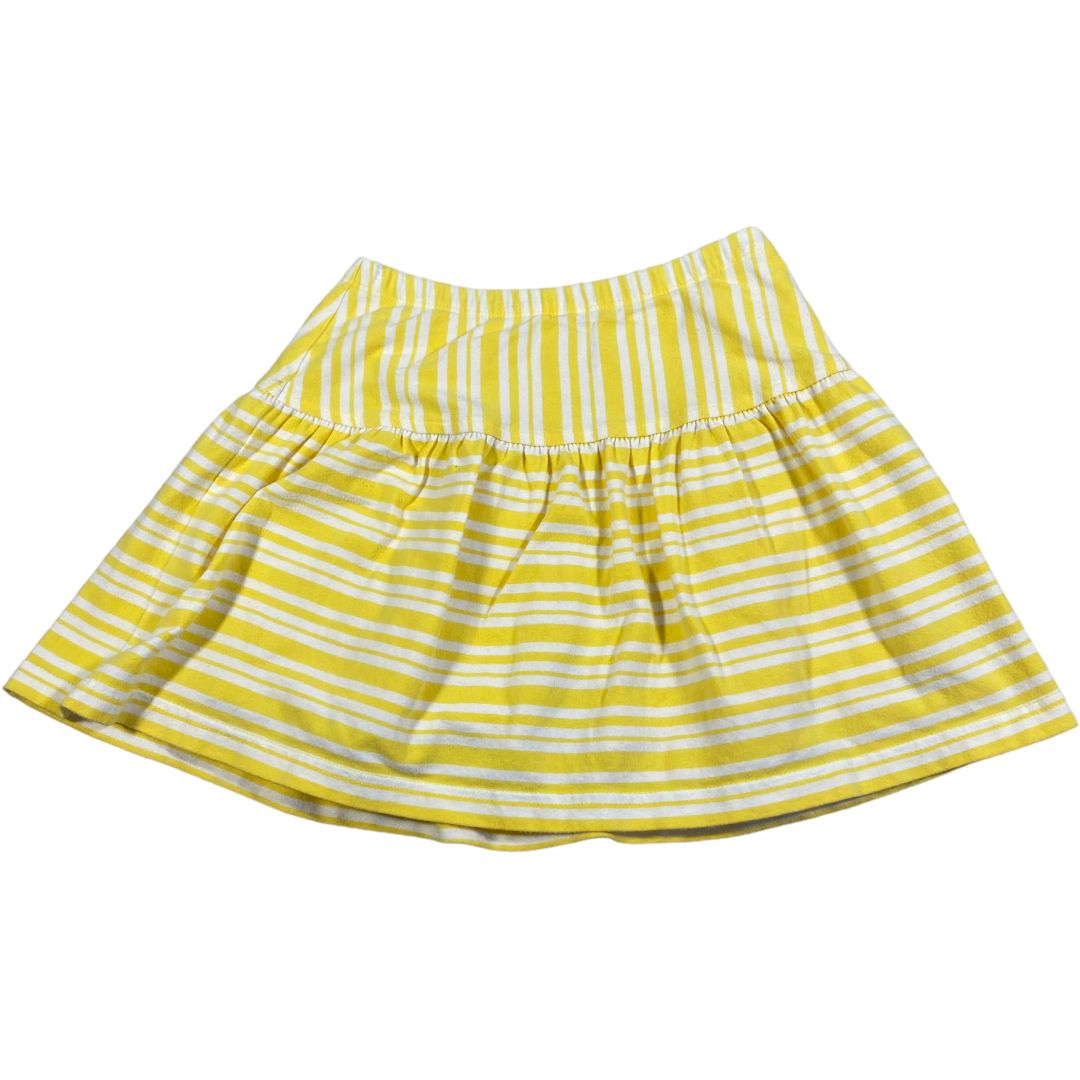 Hanna Andersson Yellow Stripe Skirt (6/7 Girls)