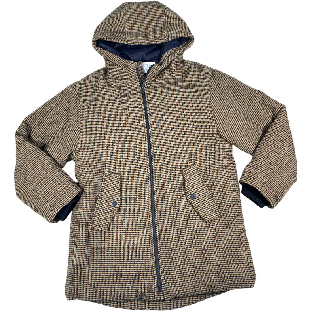 Zara Brown Hooded Coat (12/14 Boys)