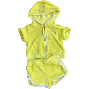 Juicy Couture Yellow Terry Short Set (18M Girls)