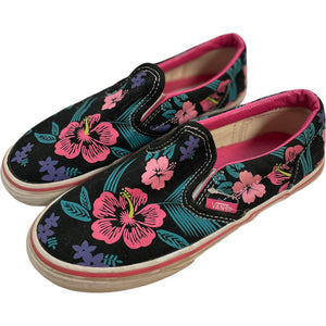 Vans  Floral Skate Shoes (Size 2Y)
