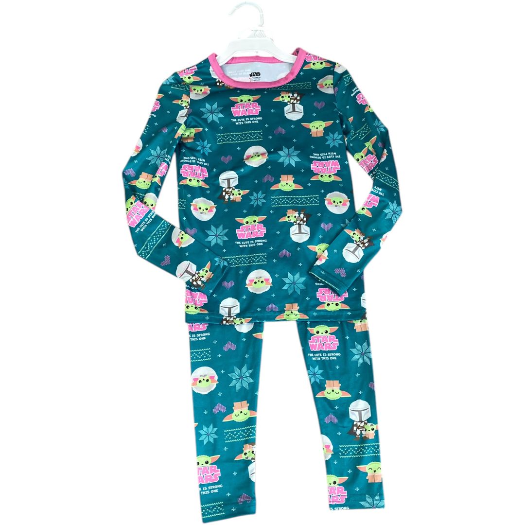 Cuddle Duds Teal Star Wars Base Layer (4/5 Girls)