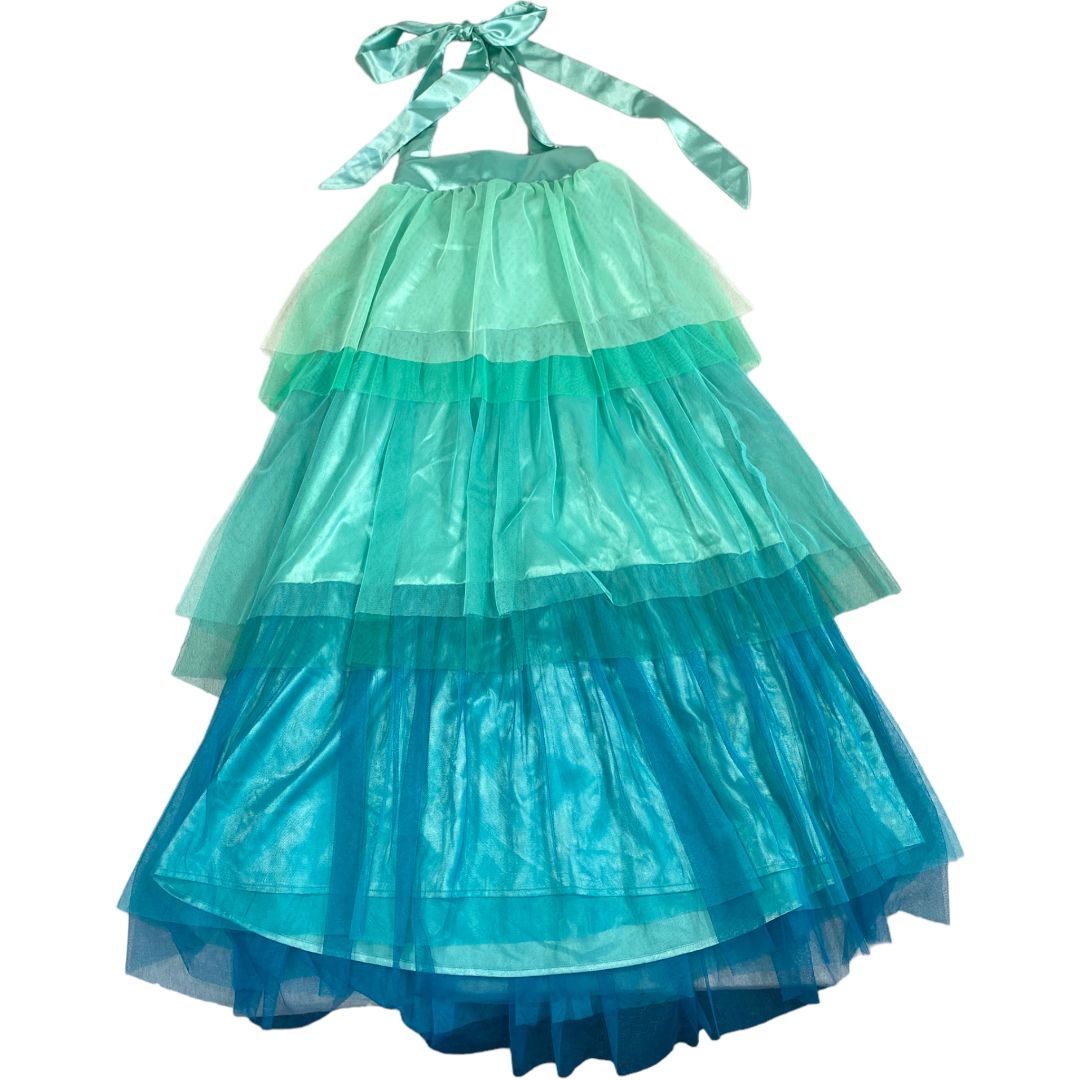 Elestory Peacock Ombre Dress (4/5T Girls)