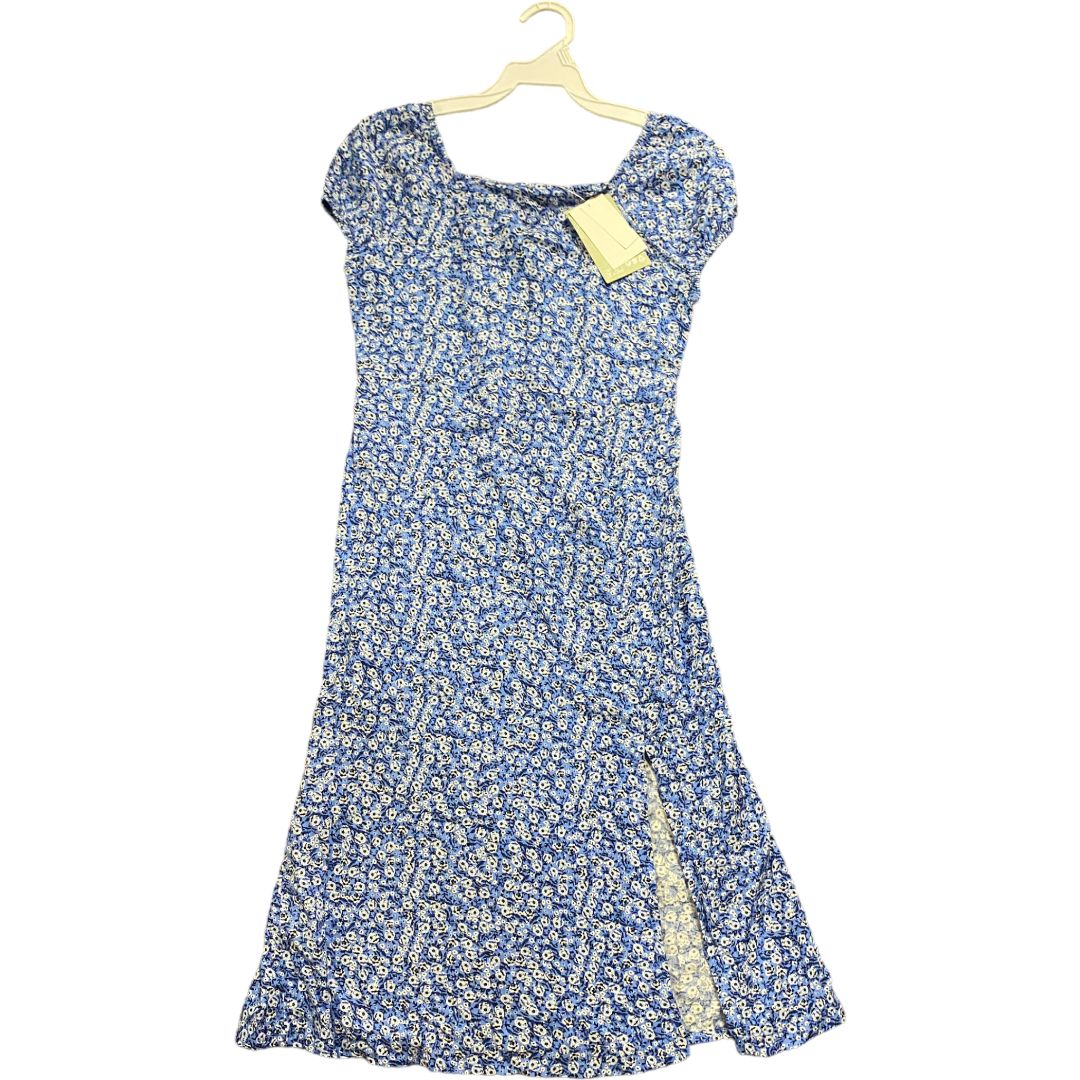 H & M Blue Floral Dress NWT (10/12 Girls)