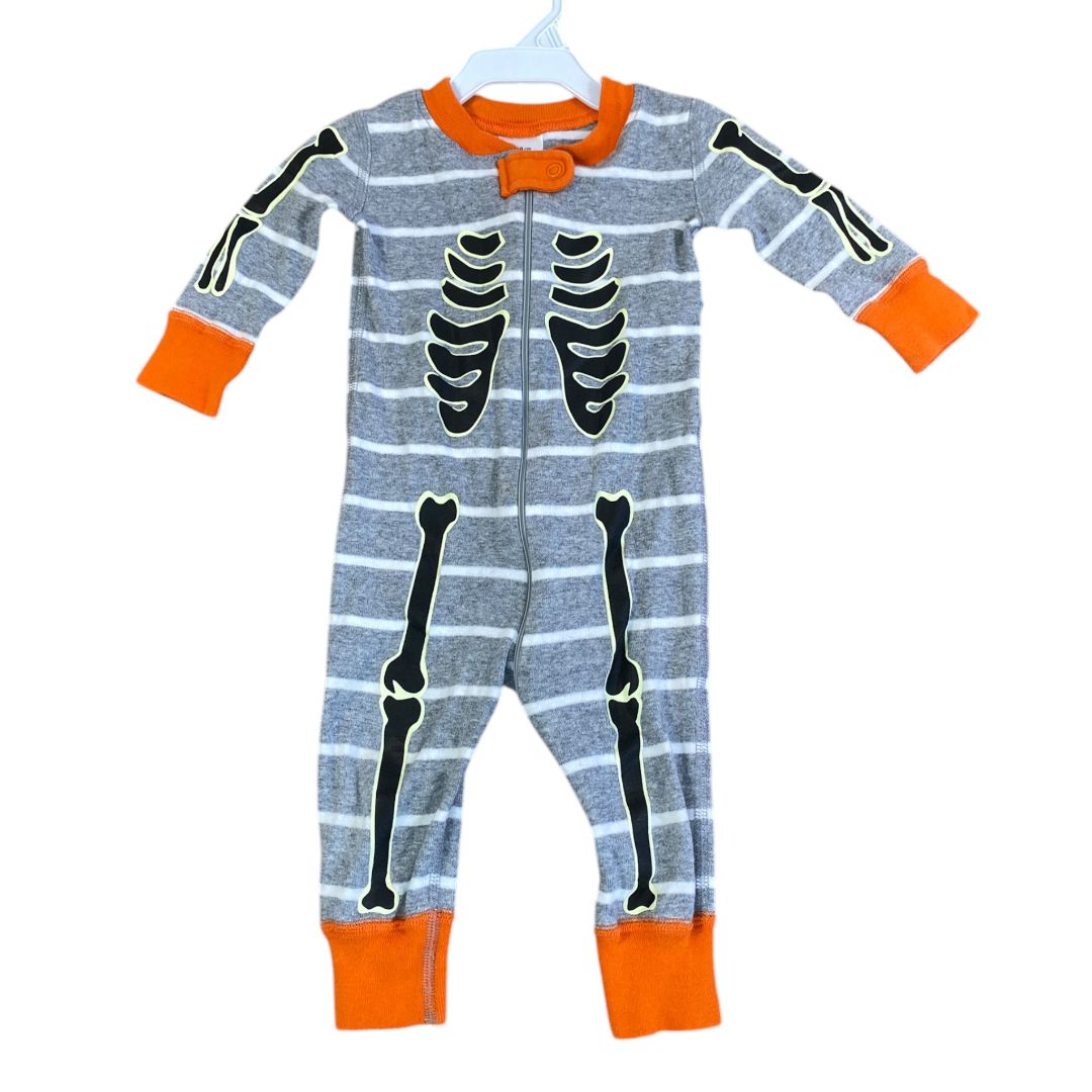 Hanna Andersson Grey Organic Halloween Sleeper (6/9M Neutral)
