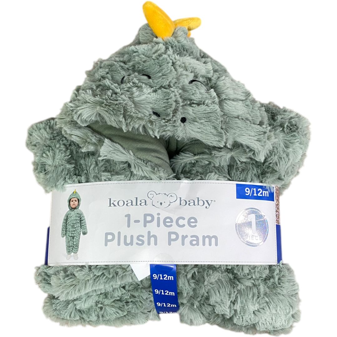 Koala Baby Green Plush Pram Dino NWT (9/12M Neutral)