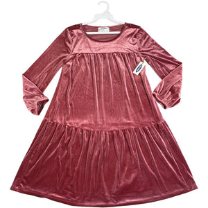 Old Navy Pink Velour Dress NWT (14/16 Girls)