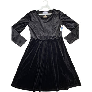 Old Navy Black Velour Dress NWT (14/16 Girls)