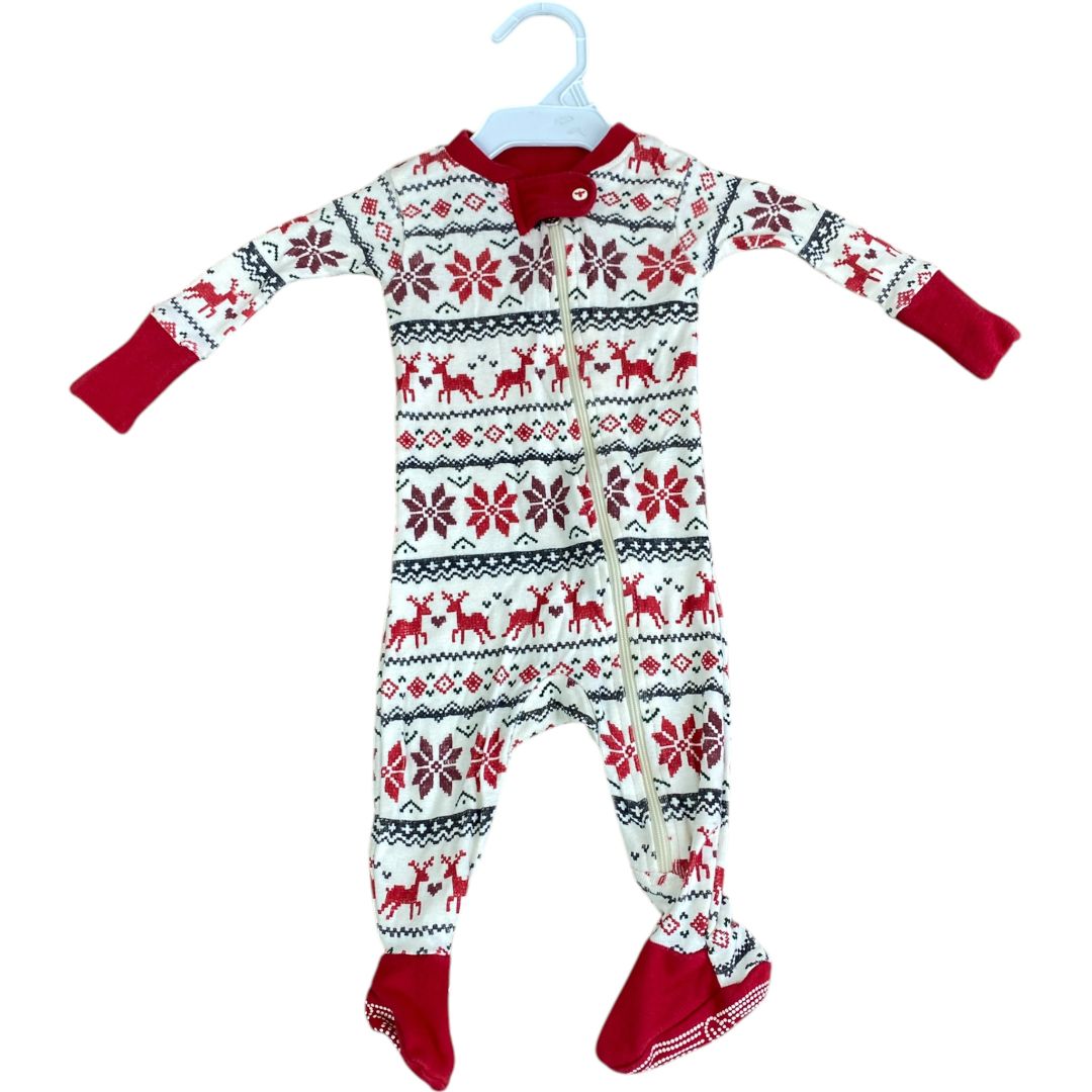 Burt's Bees Red Organic Holiday Sleeper (Newborn Neutral)