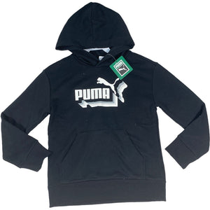 Puma Black Hooded Sweatshirt NWT (7/8 Neutral)