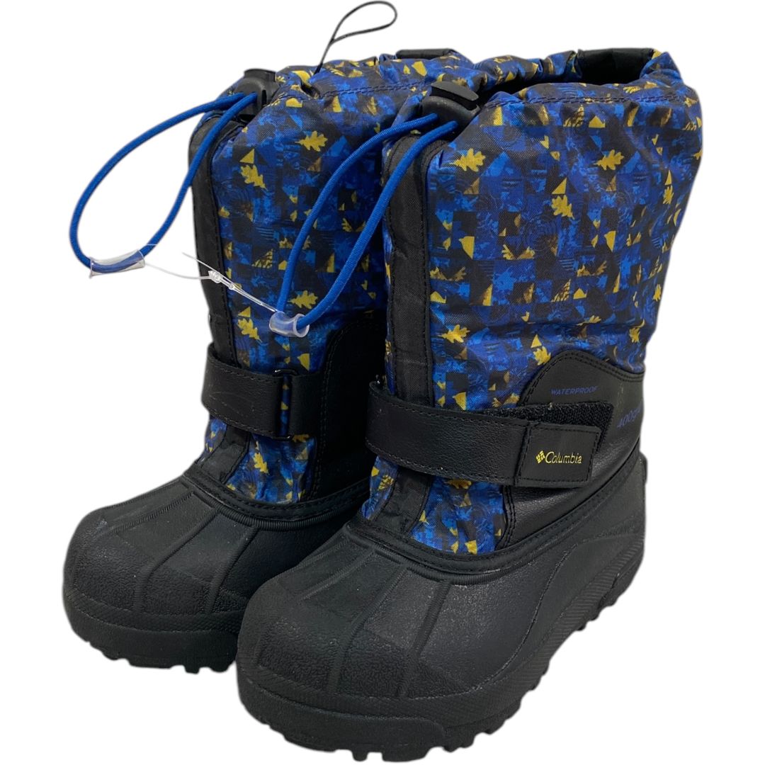 Columbia Blue Pattern Snow Boots (Size 13)