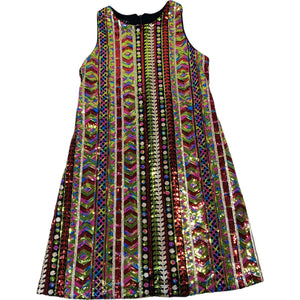Pippa & Julie  Sequin Pattern Dress (12 Girls)
