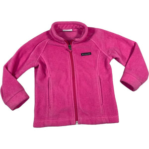 Columbia Pink Fleece Jacket (3T Girls)