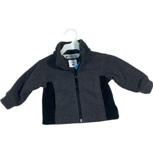 Columbia Grey Fleece Jacket (12M Neutral)
