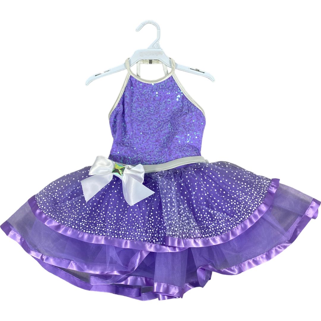 Weissman Purple Dance Costume Dress (3/4 Girls)