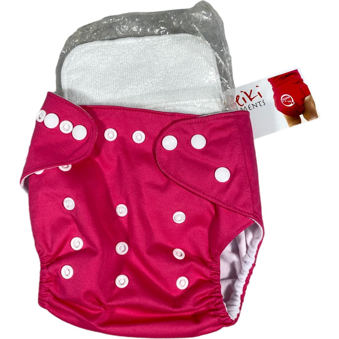 Keiki Elements Pink Cloth Diaper NWT (One Size)