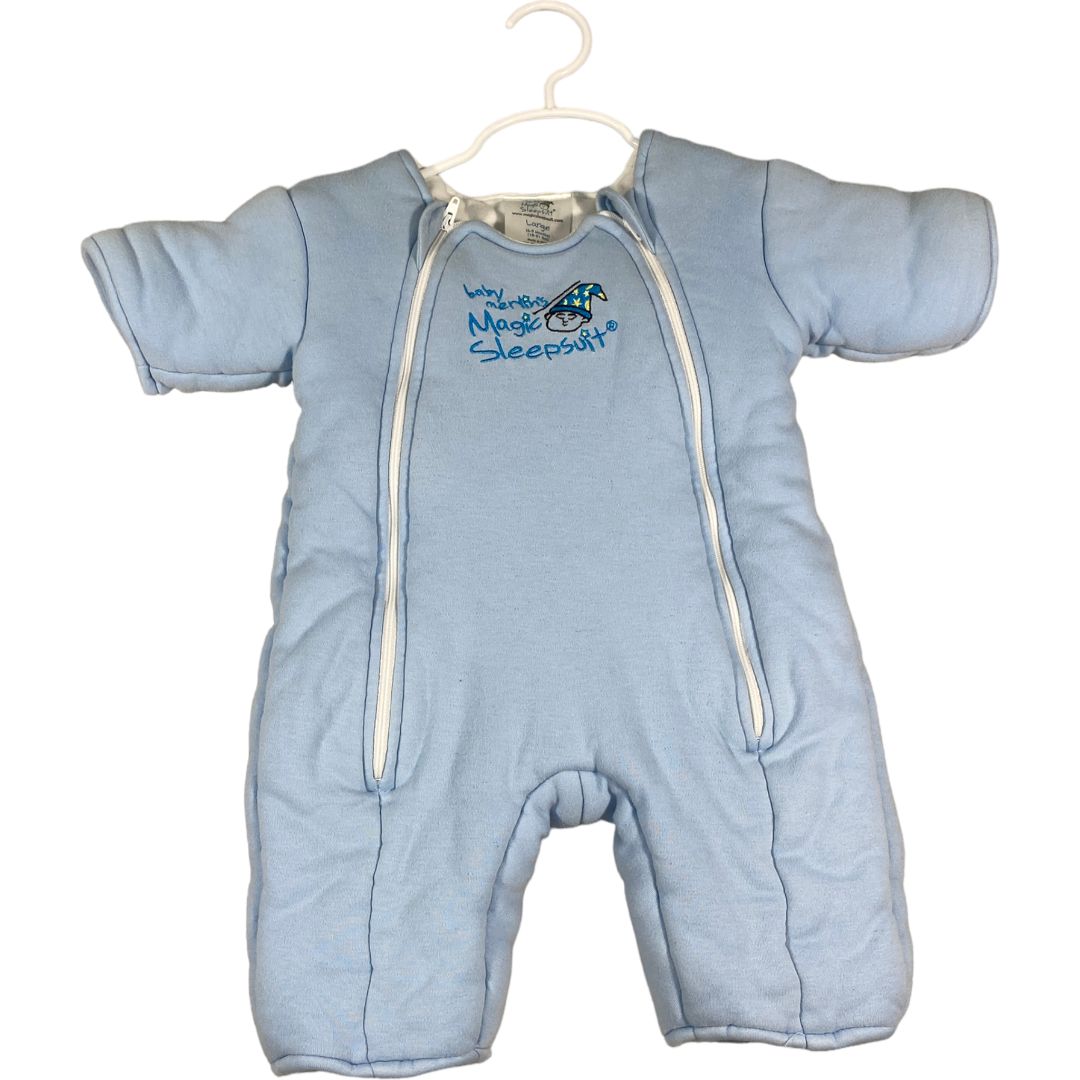 Baby Merlin's Blue Magic Sleep Suit (6/9M Neutral)