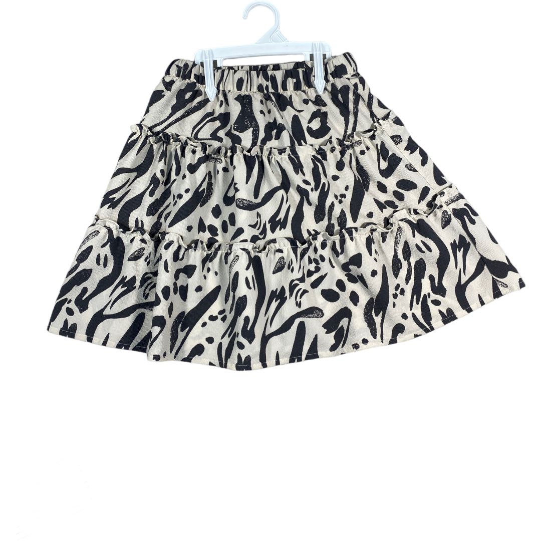 H & M Grey Pattern Skirt (12/14 Girls)
