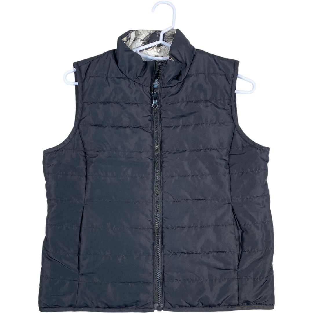 Zella Black Reversible Puffer Vest (10/12 Girls)
