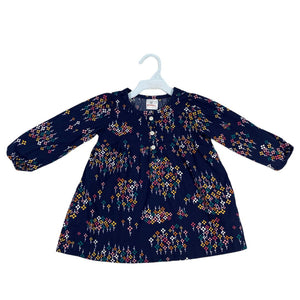 Hanna Andersson Navy Floral Blouse (2T Girls)
