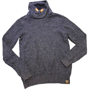 H & M Blue Cowl Neck Sweater (12/14 Boys)