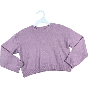 Cat & Jack Purple Crew Sweater (4T Girls)