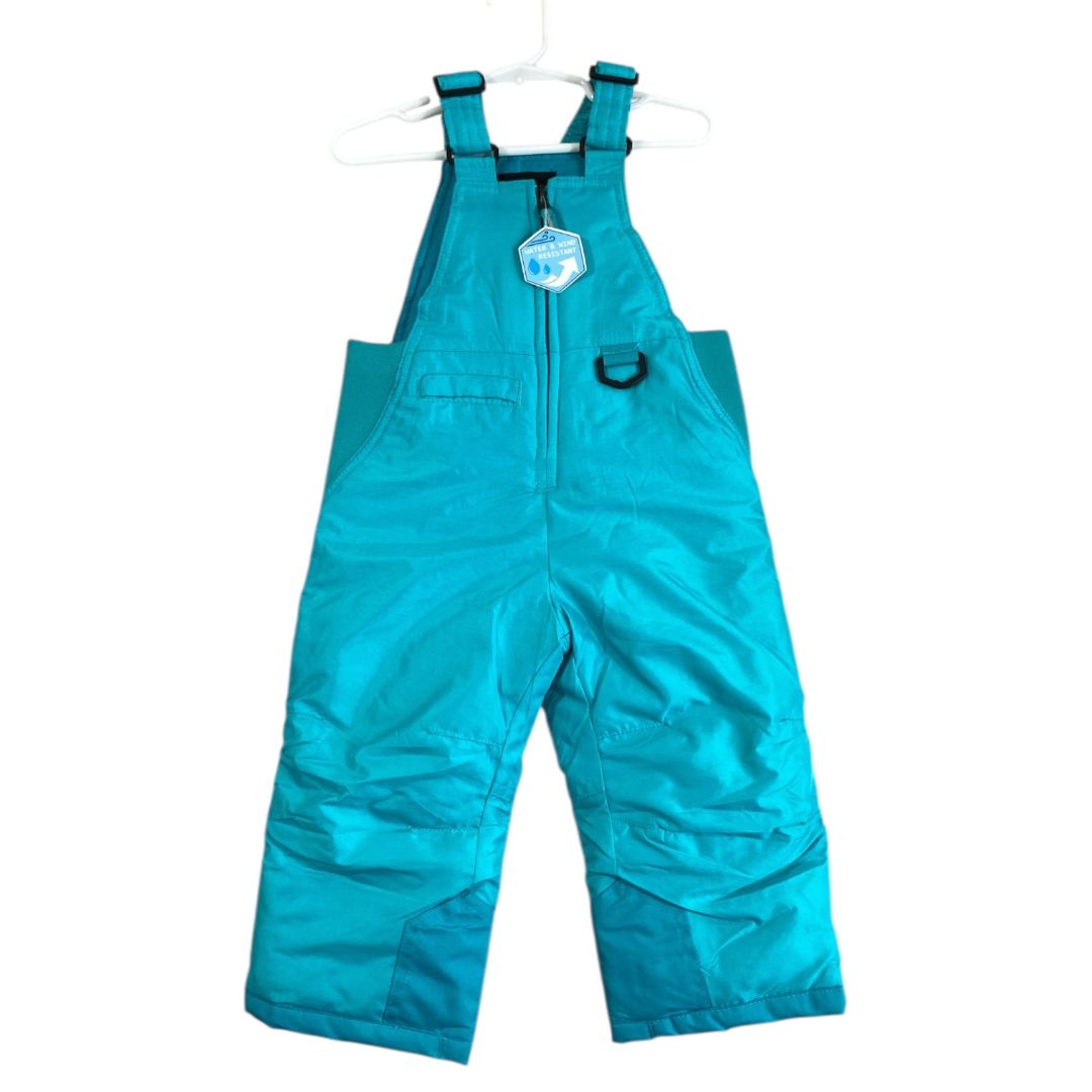 AQ Teal Snow Bibs NWT (18M Neutral)