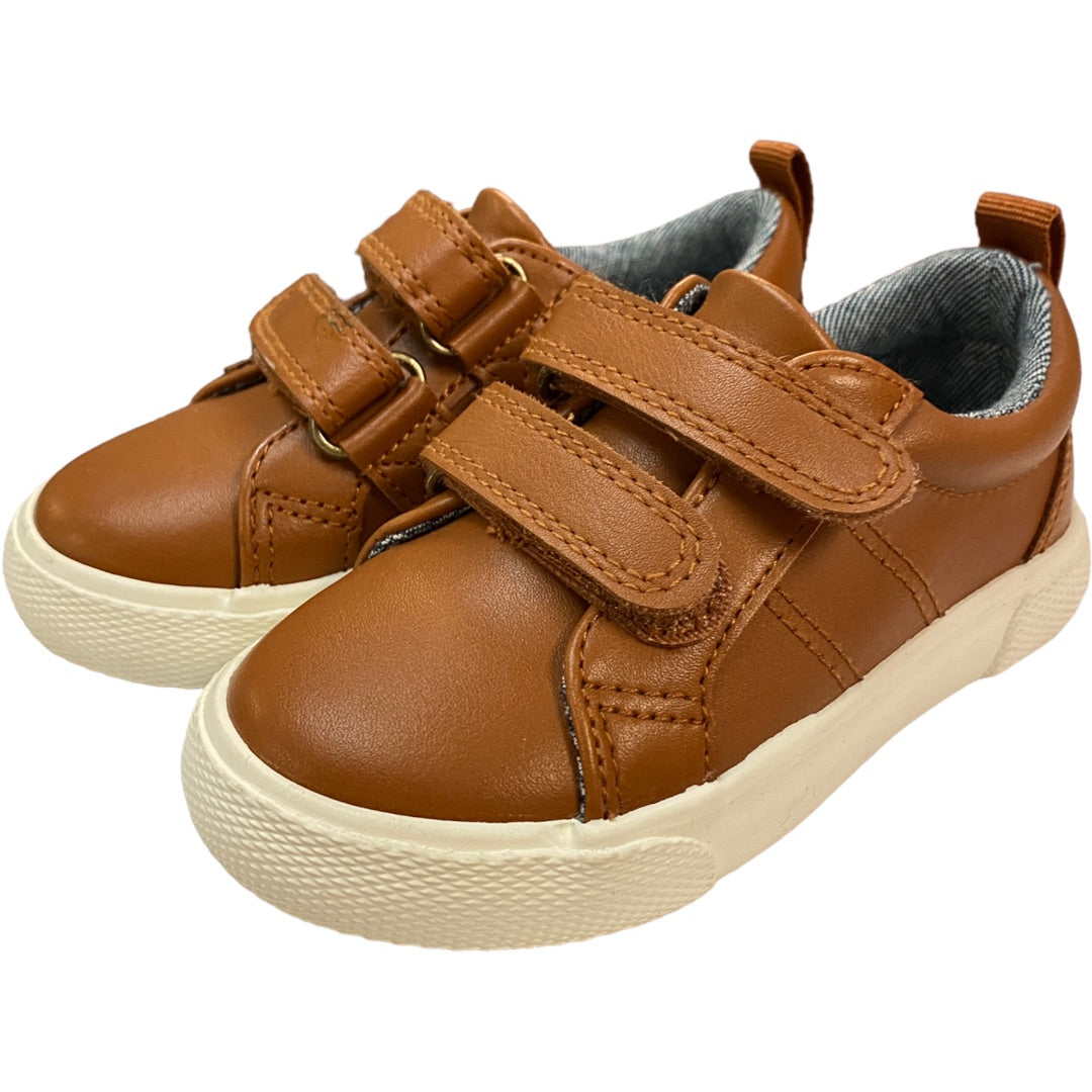 Cat & Jack Brown Shoes (Size 5)