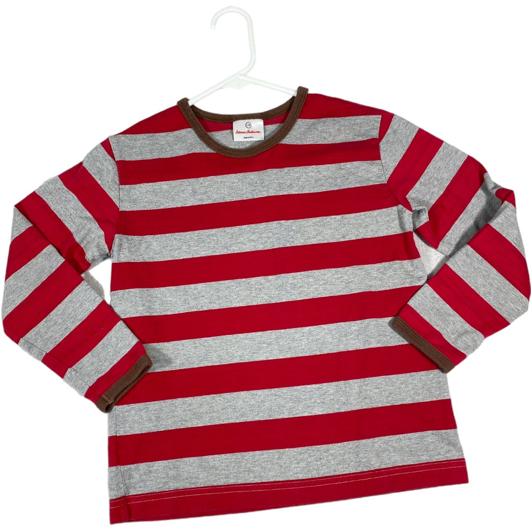 Hanna Andersson Red Stripe Shirt (8/10 Boys)