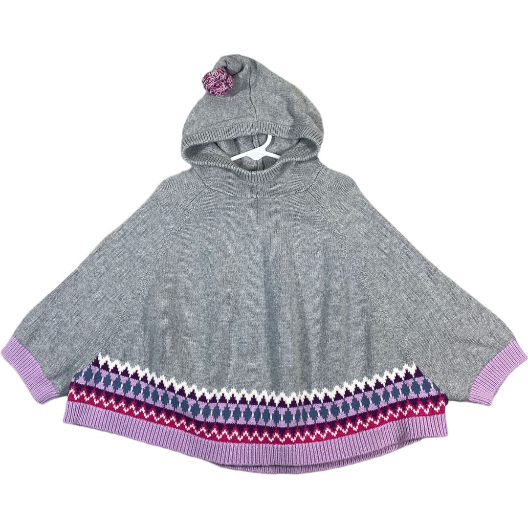 Gymboree Grey Hooded Sweater Shrug (4T Girls)