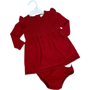 Carter's Red Sweater Dress Set (6M Girls)