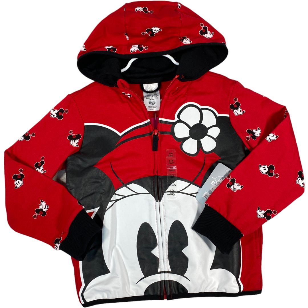 Disney Red Minnie Sweatshirt NWT (5/6 Girls)