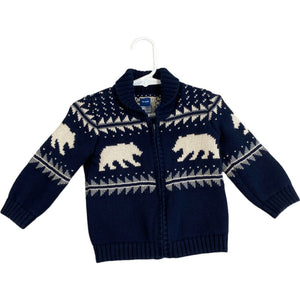 Old Navy Navy Bear Cardigan (18/24M Boys)