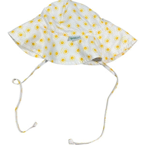 Green Sprout Yellow Sunshine Bucket Hat (0/6M Neutral)
