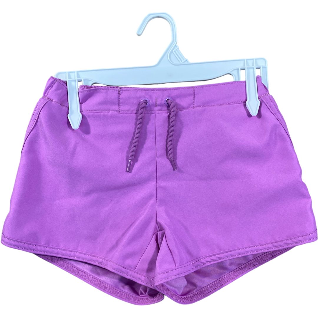 Lands' End Puprle Swim Shorts (7/8 Girls)