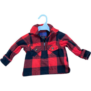 Lil' Hickory Red Buffalo Plaid Shirt (6M Boys)