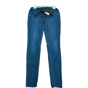 Indigo Blue Blue Skinny Jeans (Maternity Medium)