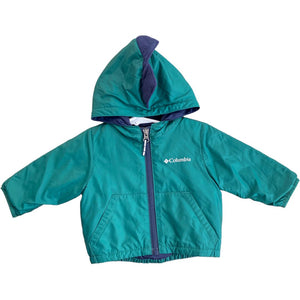 Columbia Green Hooded Jacket (3/6M Neutral)