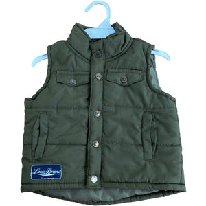 Lucky Brand Green Vest (12M Boys)