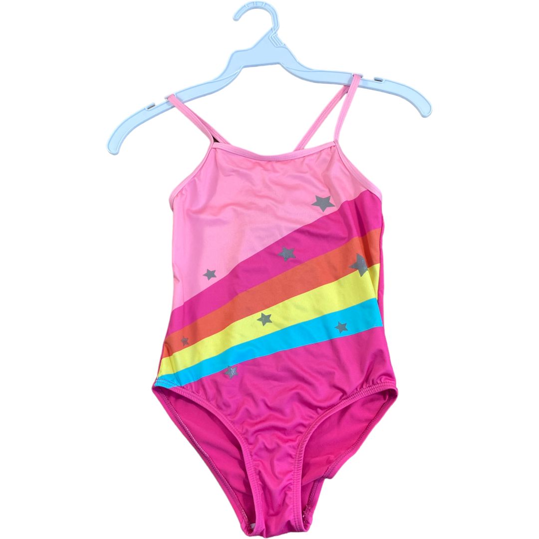 Pink Platinum Pink Stripe Swimsuit (7/8 Girls)